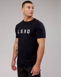 Power FLXDRY Tee - Black-White