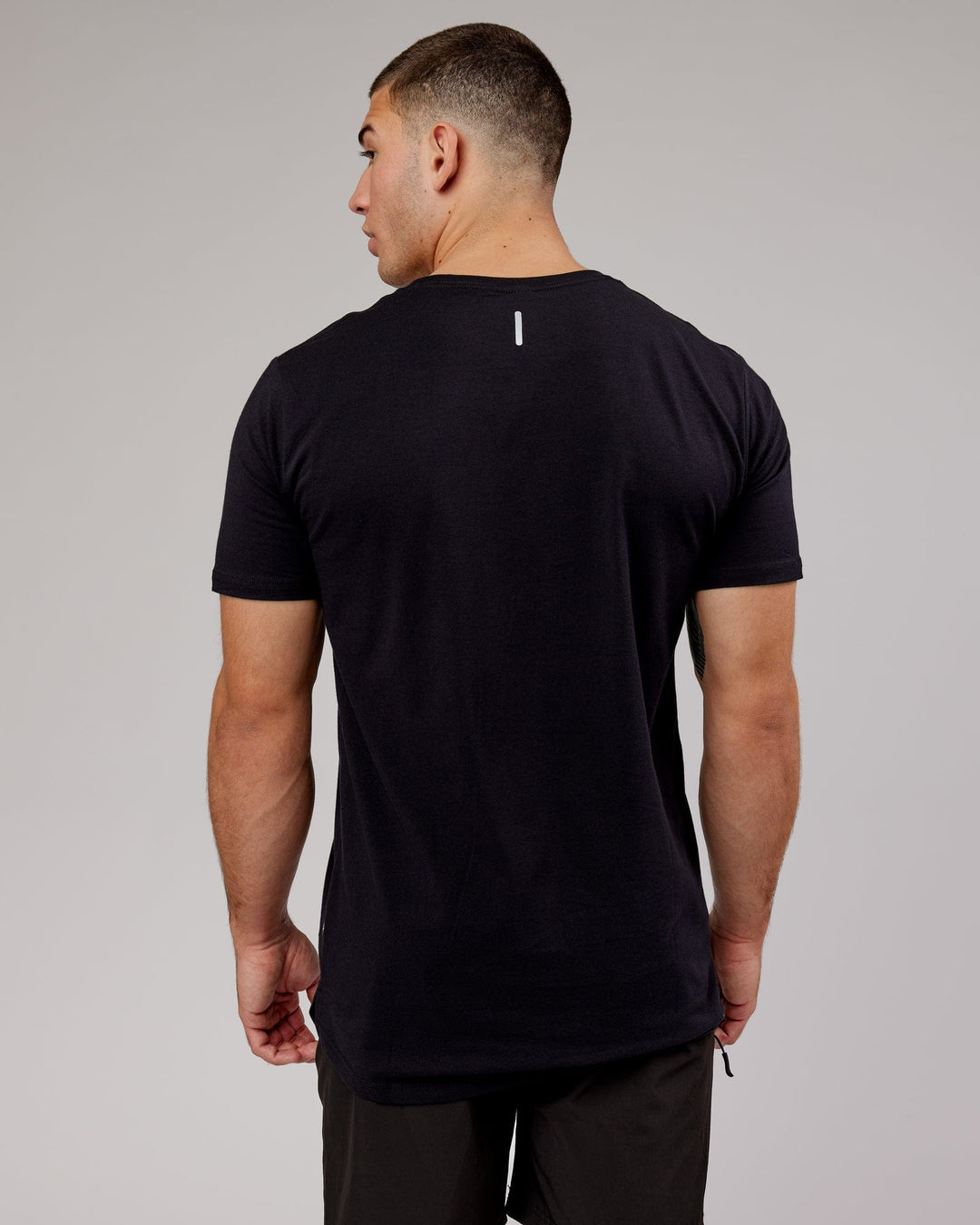 Power FLXDRY Tee - Black-White