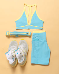 Flatlay Rep Run Belt 2.0 - Baltic Sea-Lemon