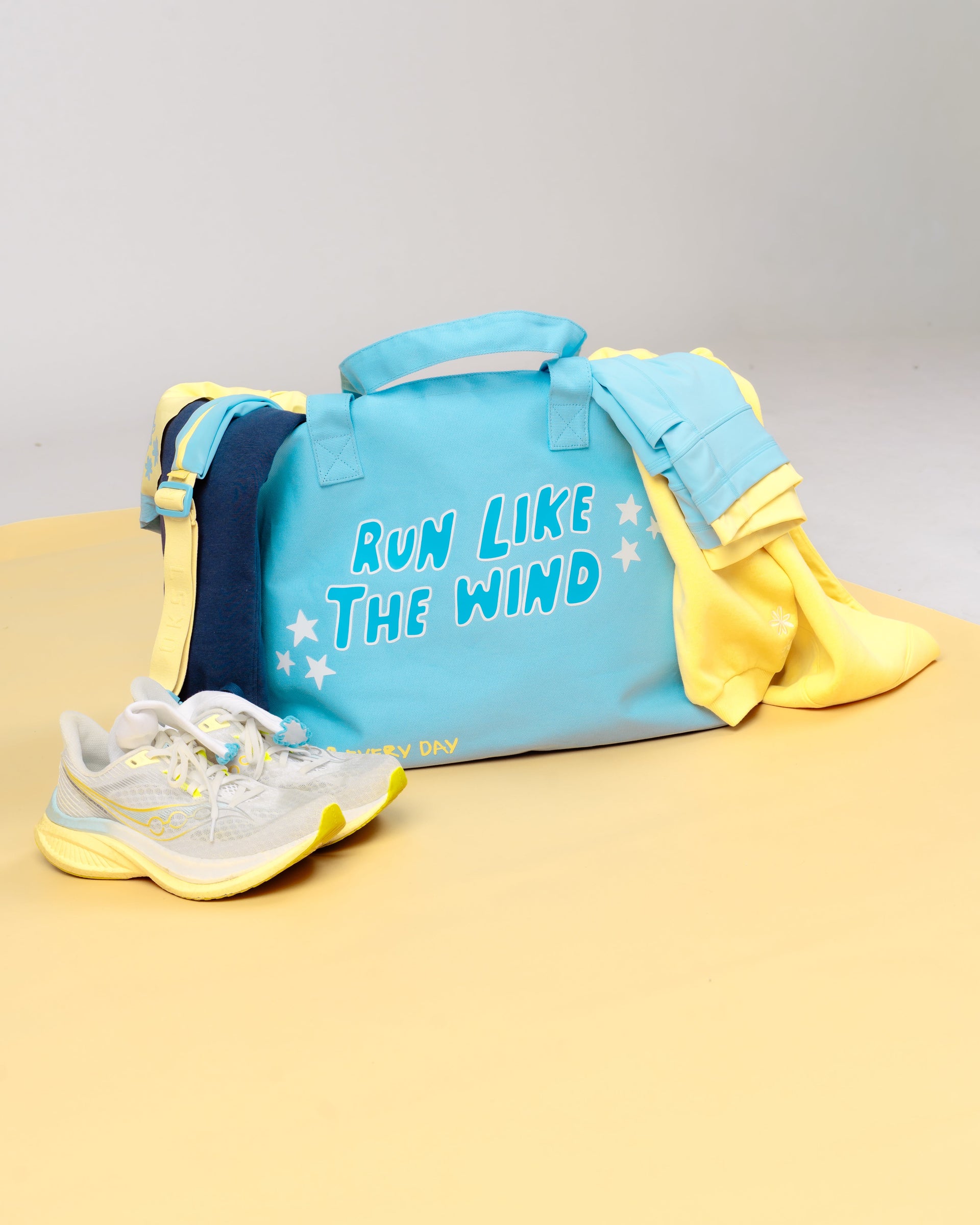Hold It All Canvas Tote - Baltic Sea-Lemon