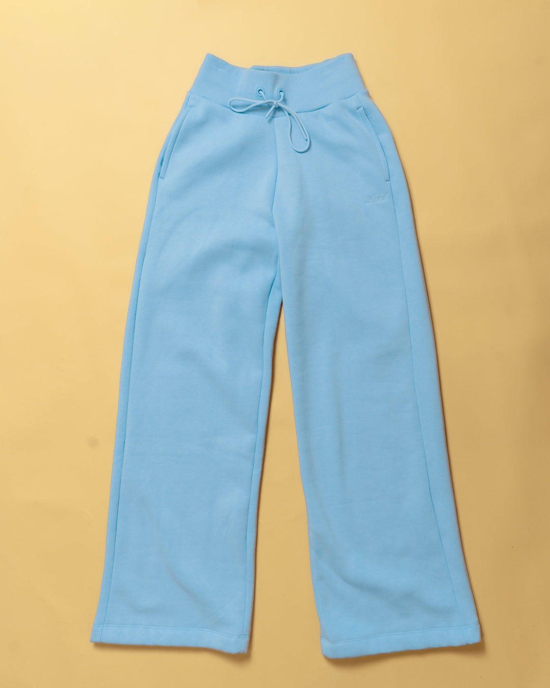 Flat lay Go-To Script Wide Leg Track Pant - Open Air