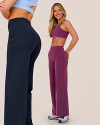 Elixir High-Rise Petite Pant - Boysenberry | Thumbnail Index: 2