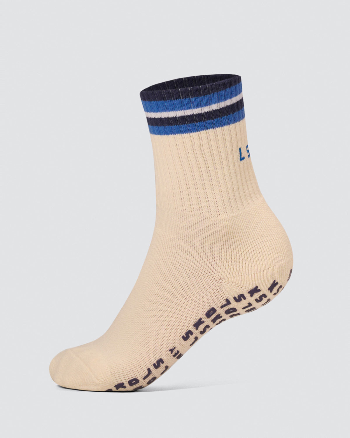 Revitalise Pilates Grip Sock 2.0 - Off White-Nightshadow