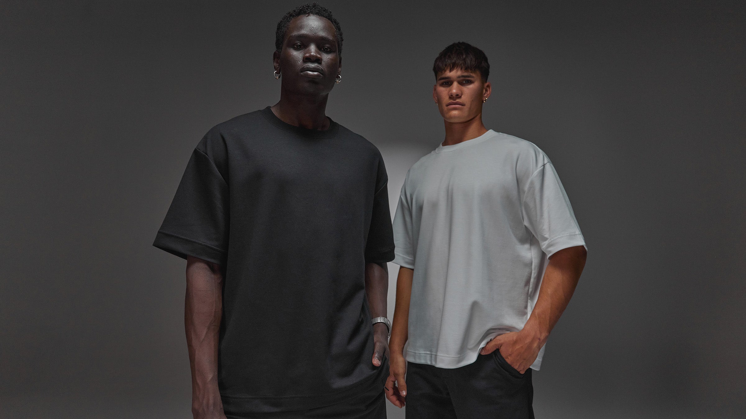 Designed to hold its shape, resist wrinkles, and sit “just right” all day. After Dark is made with ZeroCrease™, a smooth, structured fabric with a cool-touch feel that blends softness with anti-crease functionality. Clean, elevated, and easy to wear - perfect for travel, the daily grind, and everything in between.