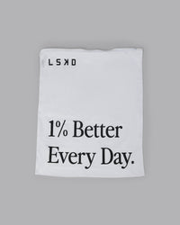1% Better Wash Bag Set - White-Black