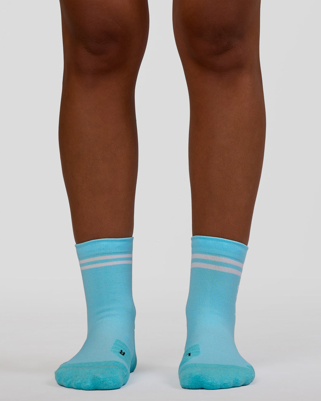 Accelerate Performance Quarter Socks - Baltic Sea-White