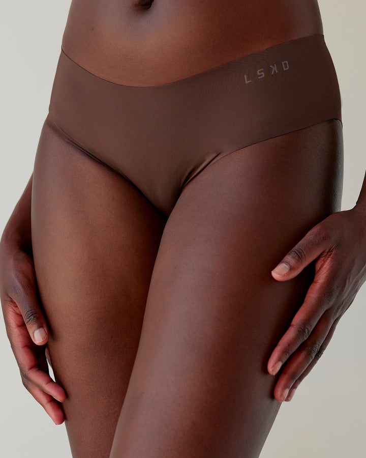 Seamless Brief 3 Pack - Cocoa
