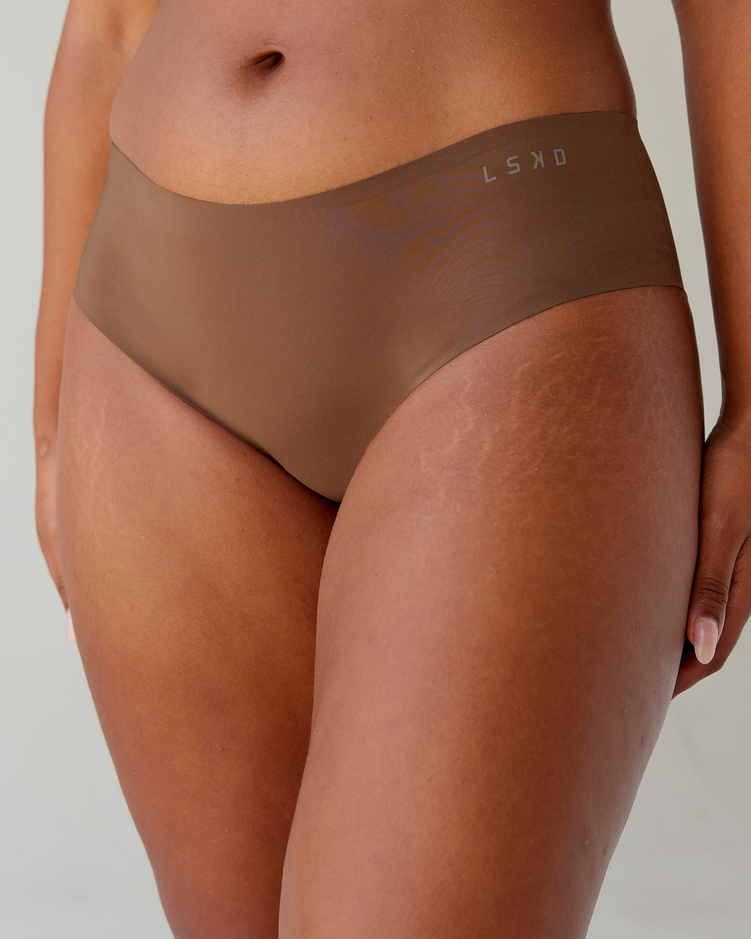 Seamless Brief 3 Pack - Mocha