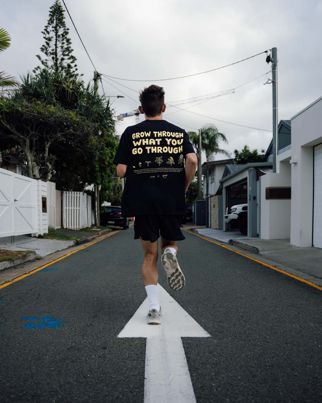 The Good Human Factory Tee FLXCotton Oversize - Black