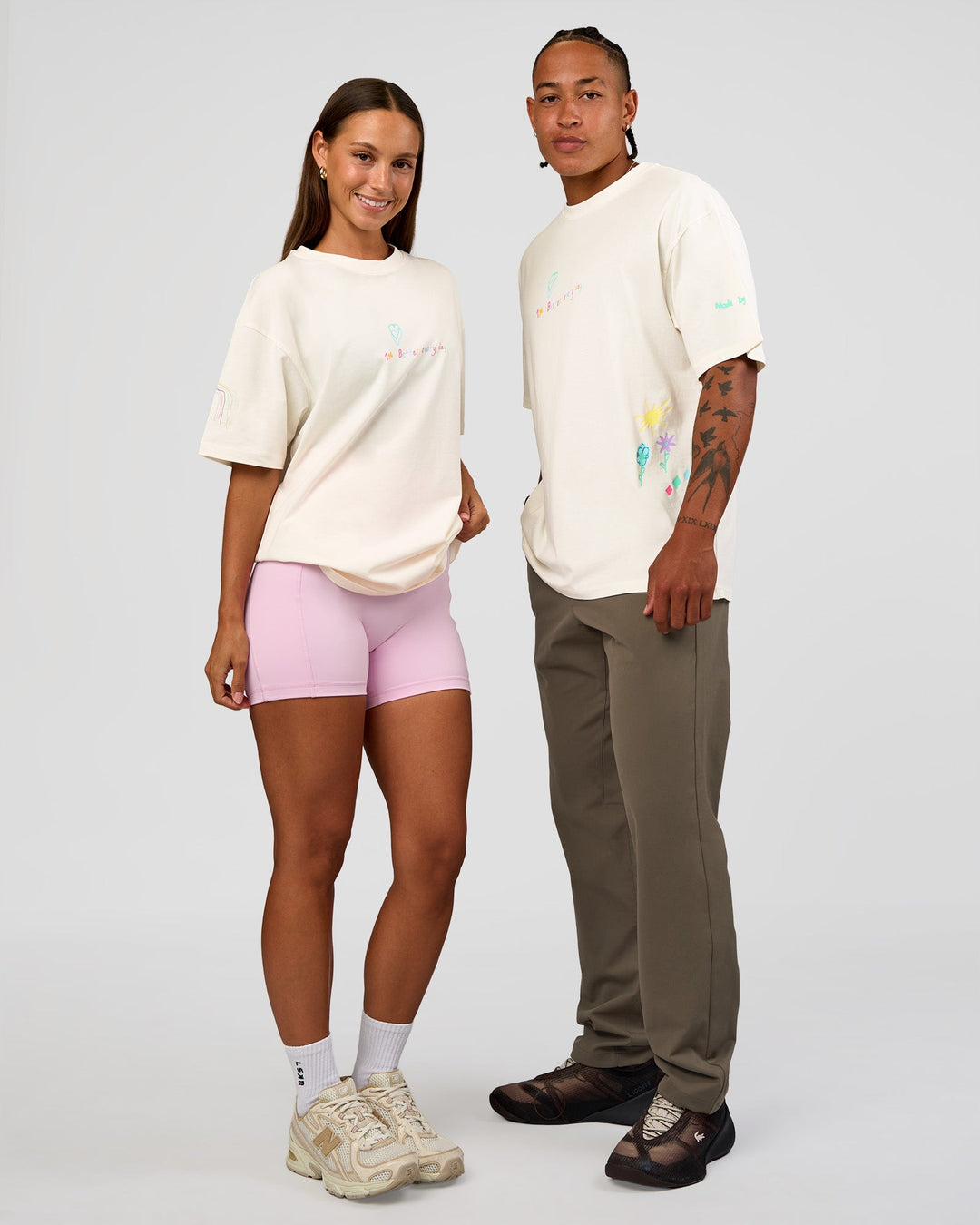 Duo wearing Mother&