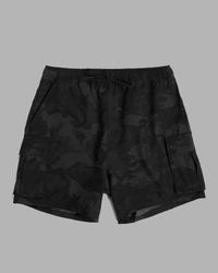 Energy Stretch Performance Cargo Short - Black Camo