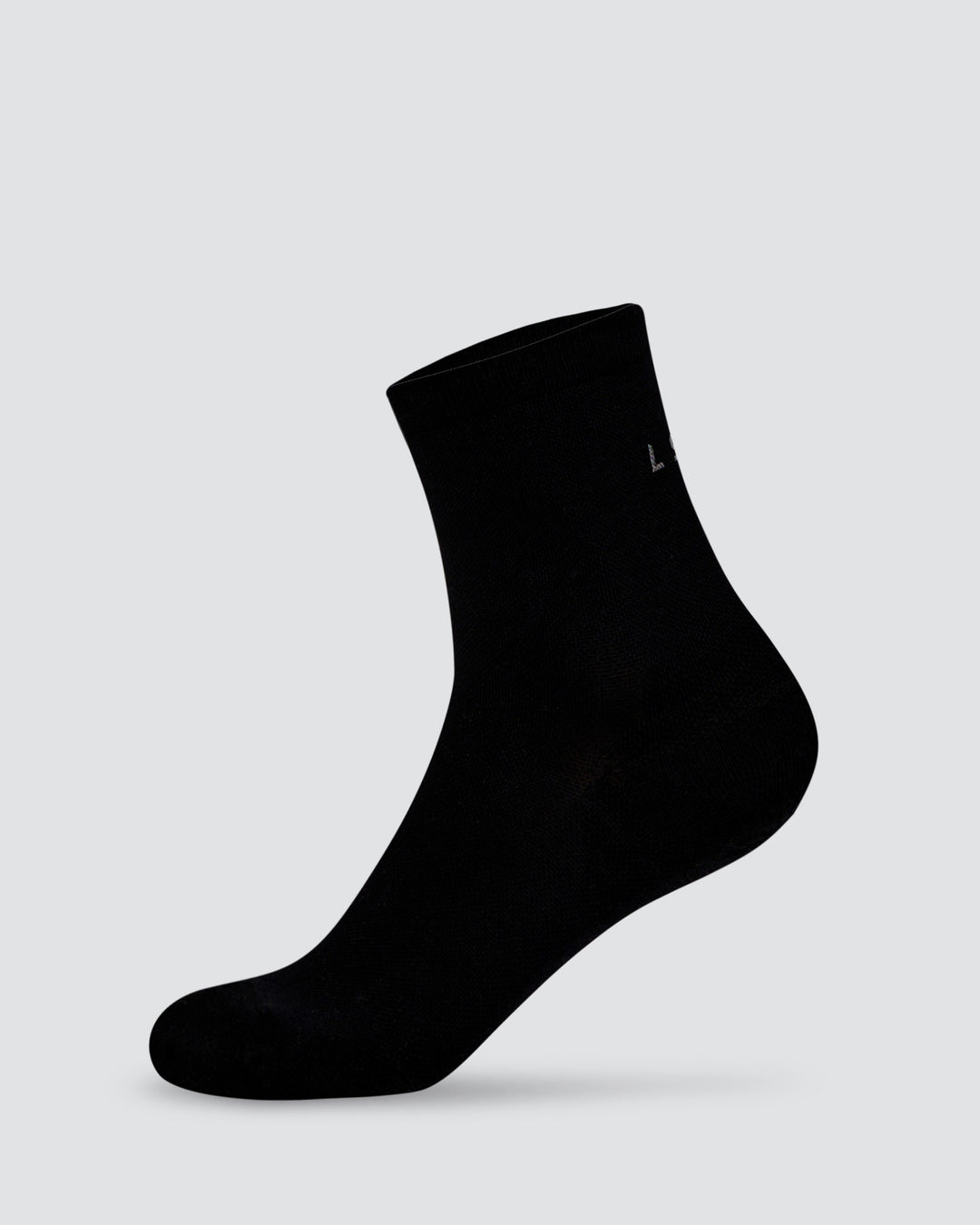 Race Fast Performance Quarter Socks - Black-Reflective - view 1