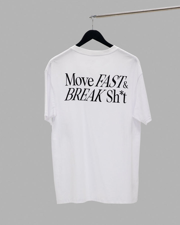 Unisex VS5 FLXCotton Tee Oversize - White-Black
