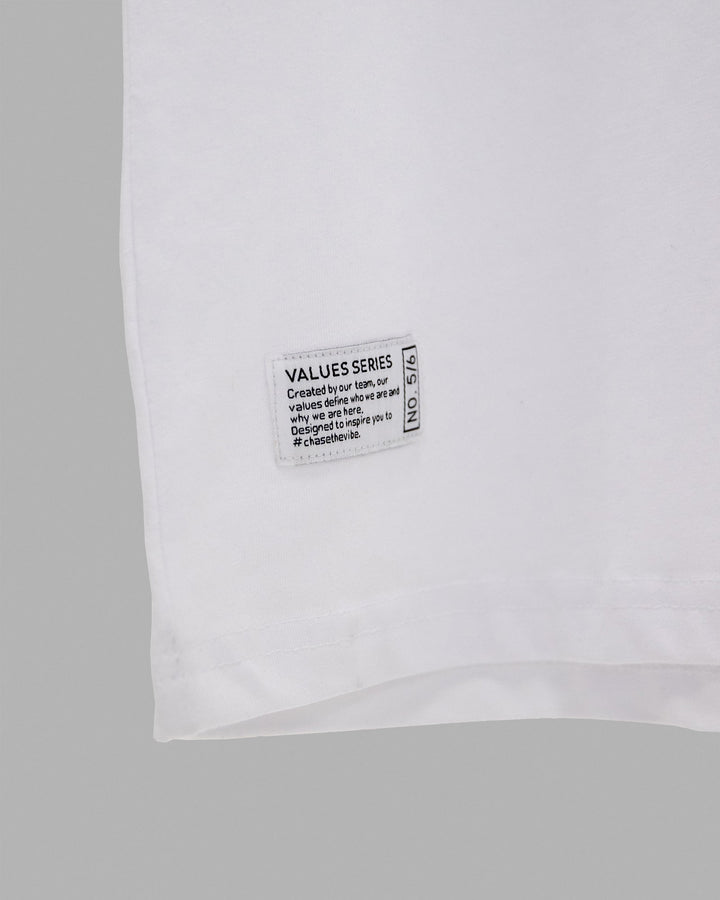 Unisex VS5 FLXCotton Tee Oversize - White-Black
