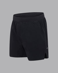 Hybrid Lined 5" Short - Black-Reflective
