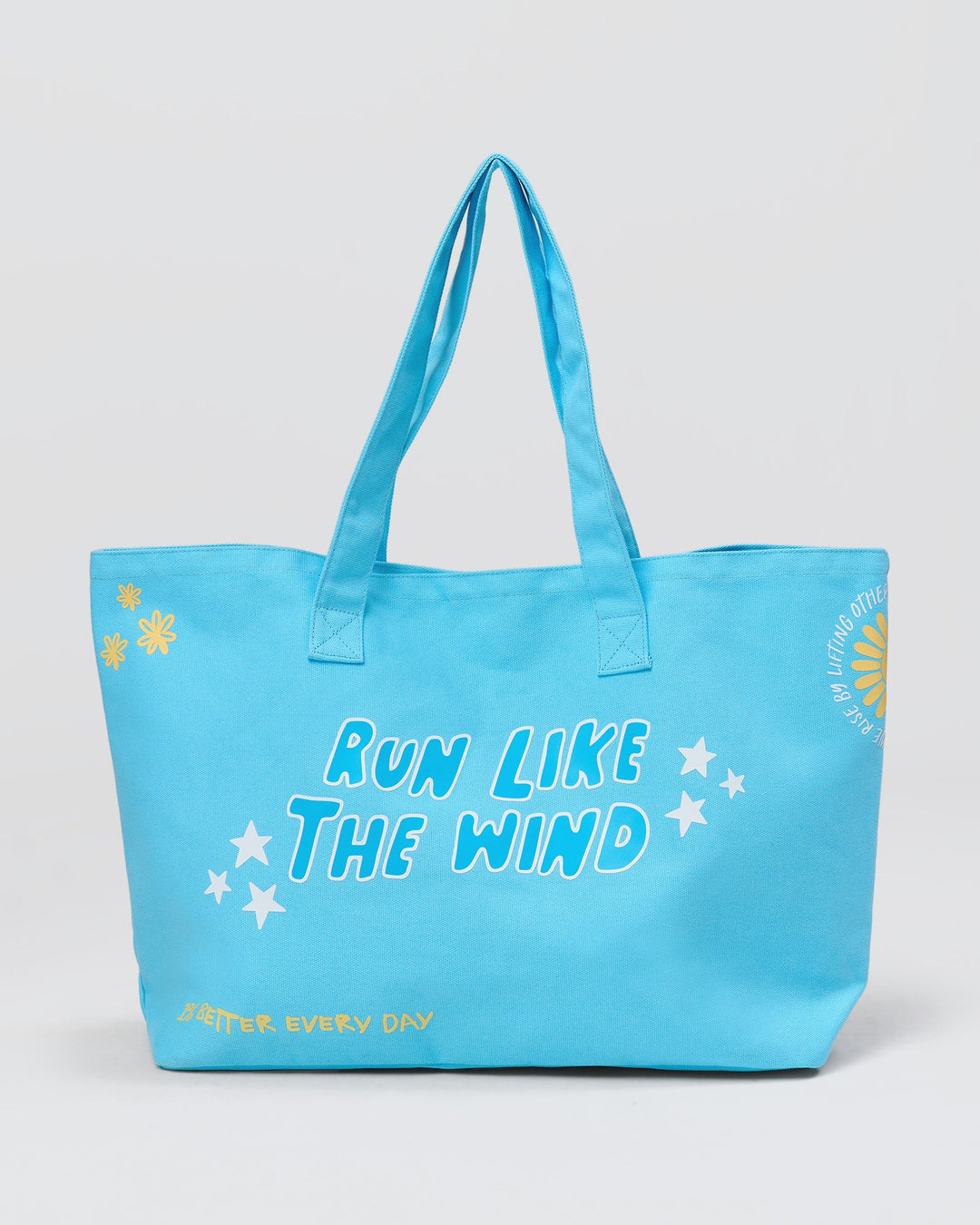 Hold It All Canvas Tote - Baltic Sea-Lemon - view 3