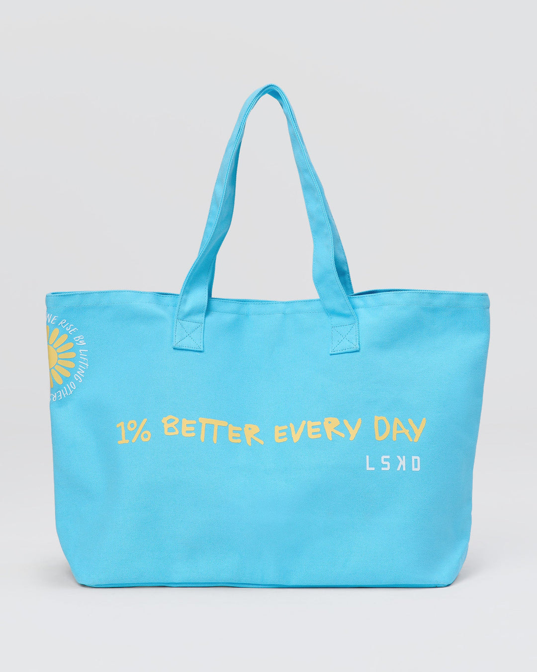 Hold It All Canvas Tote - Baltic Sea-Lemon