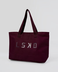 Hold It All Canvas Tote - Cherry Lacquer
