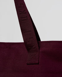 Hold It All Canvas Tote - Cherry Lacquer