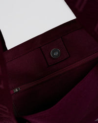 Hold It All Canvas Tote - Cherry Lacquer