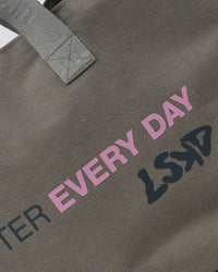 Hold It All Canvas Tote - Circular Grey-Values