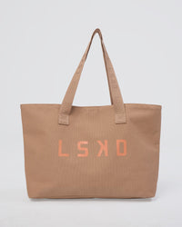 Hold It All Canvas Tote - Warm Smoke