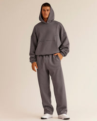Man wearing AfterDark ZeroCrease Straight Leg Pant - Duskstone | Model:Jackson | Size:L