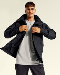 Man wearing Marshall 2.0 Jacket - Black | Model:Jackson | Size:L