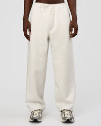 Man wearing AfterDark ZeroCrease Straight Leg Pant - Silver Marl | Model:Okello | Size:L
