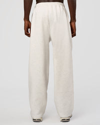 Man wearing AfterDark ZeroCrease Straight Leg Pant - Silver Marl | Model:Okello | Size:L