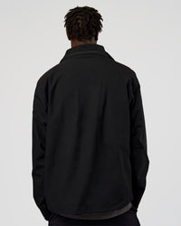 Man wearing Coaches Jacket - Black | Model:Okello | Size:L