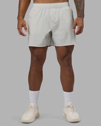 Man wearing Lift 6" Research Dep Performance Short - Digital Mist | Model:Xav | Size:L