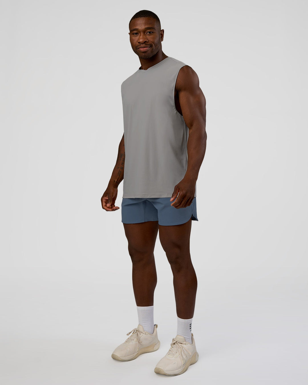 Man wearing Lift 6" Short - Blue Mirage | Model:Sam | Size:L