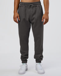 Man wearing MVP Cuffed Track Pant - Dark Storm | Model:Jackson | Size:L