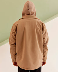 Man wearing Marshall 2.0 Jacket - Greige | Model:Jackson | Size:L