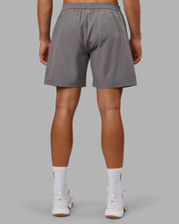 Man wearing Rep 7'' Performance Short - Storm Front | Model:Jackson | Size:L