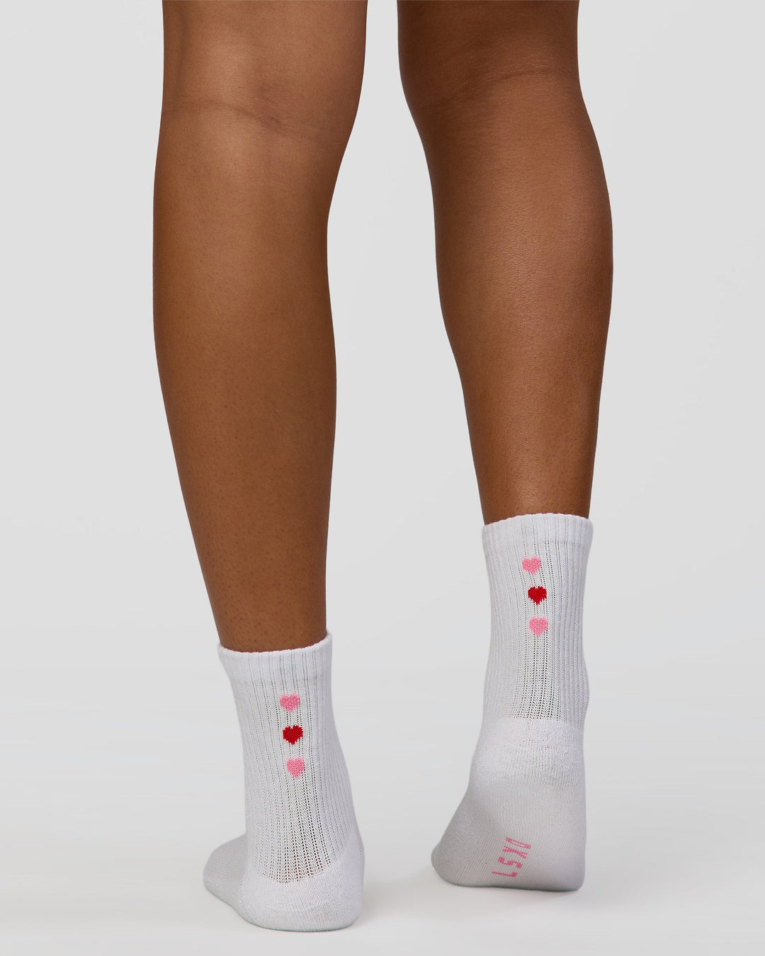 Love Steps Mini Quarter Socks - White-Marshmallow - view 3