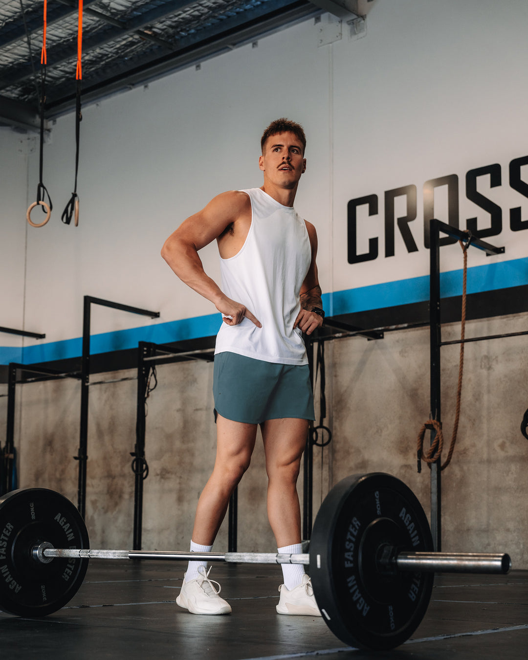 Man wearing Lift 6&quot; Short - Abyssal | Model: | Size:M