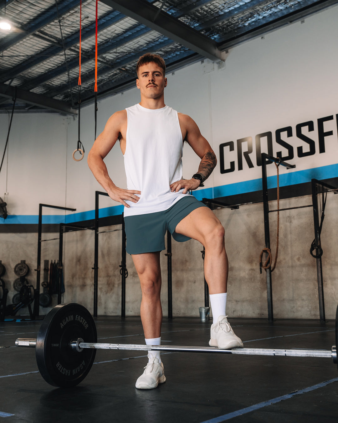 Man wearing Lift 6&quot; Short - Abyssal | Model: | Size:M