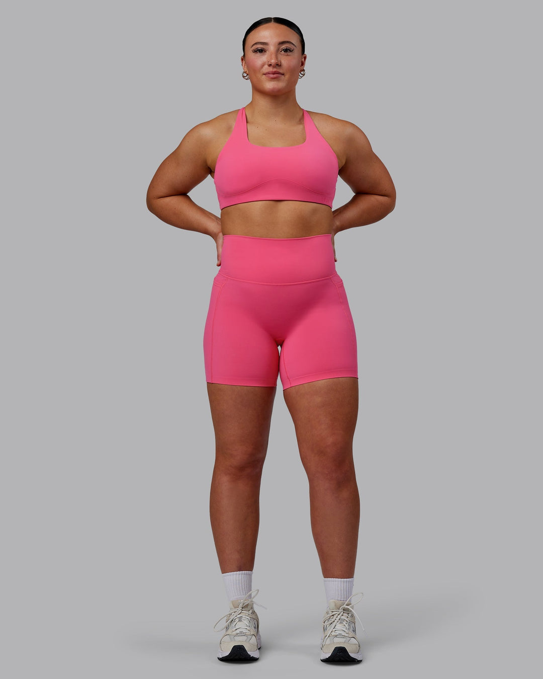 Aspire Sports Bra - Carmine Rose