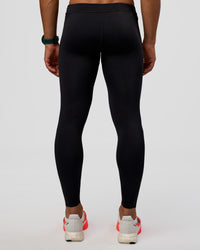 Man wearing BaseTech 26" Leggings - Black | Model:George | Size:M