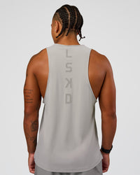 Man wearing Cadence Swift Tank - Alloy | Model:Malebo | Size:M
