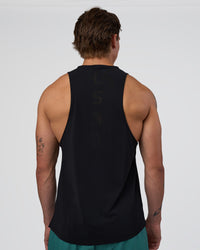 Man wearing Cadence Swift Tank - Black | Model:Konnor | Size:M