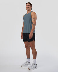 Man wearing Cadence Swift Tank - Blue Mirage | Model:Konnor | Size:M