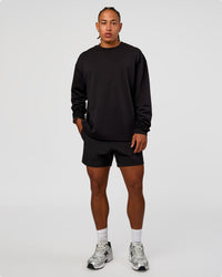 Man wearing Daily 5" Short 2.0 in Black | Model:Malebo | Size:M | Thumbnail Index: 3