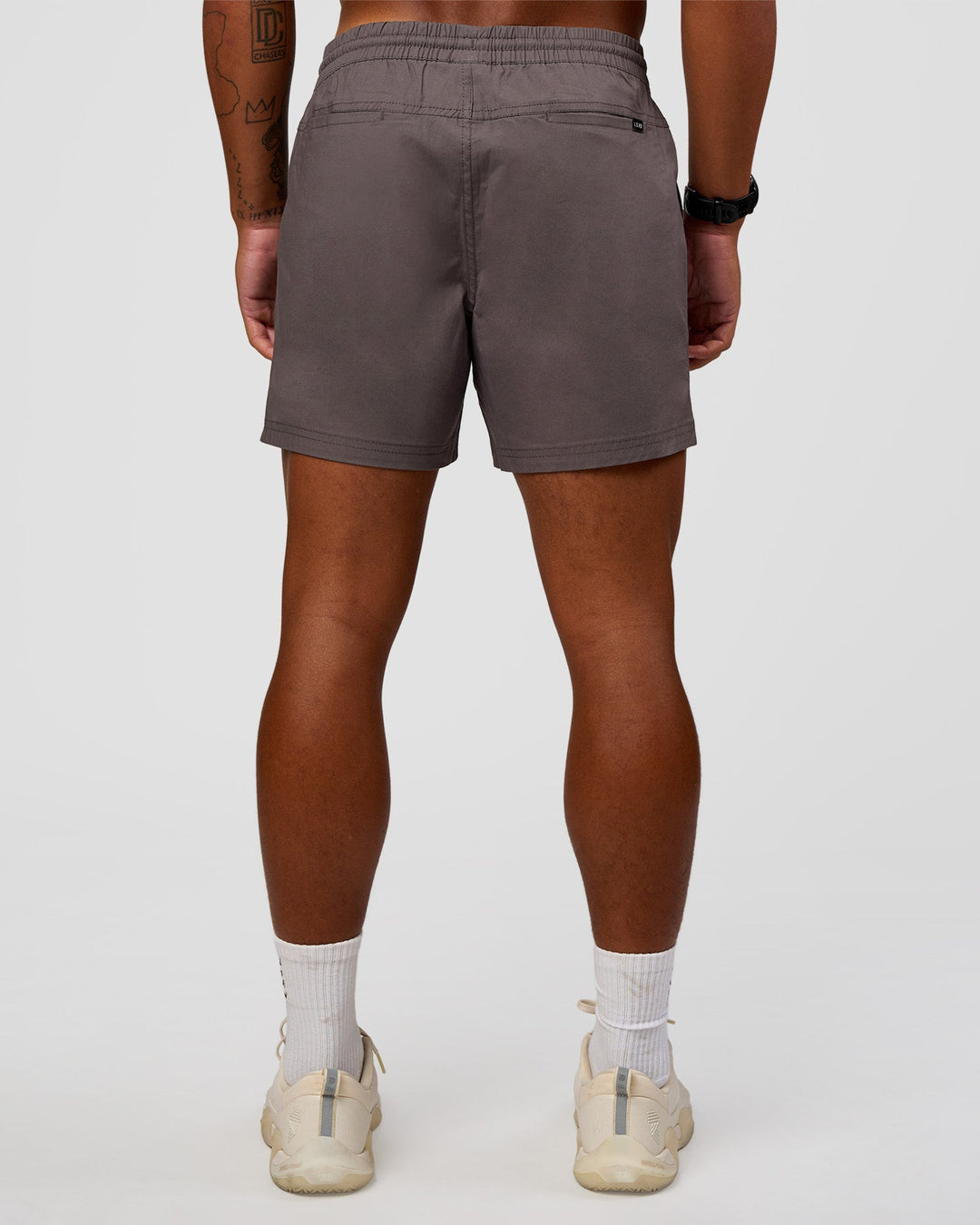 Man wearing Daily 5" Short - Duskstone | Model:Malebo | Size:M
