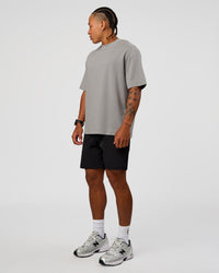 Man wearing Daily 7" Short 2.0 in Black | Model:Malebo | Size:M | Thumbnail Index: 4