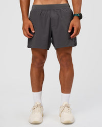 Man wearing Functional Training 5" Short - Dark Storm | Model:George | Size:M