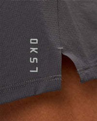 Man wearing Functional Training 5" Short - Dark Storm | Model:George | Size:M | Thumbnail Index: 5