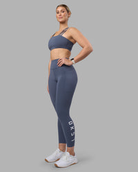 Woman wearing Galvanise Sports Bra 2.0 - Night Shadow | Model:Amy | Size:M